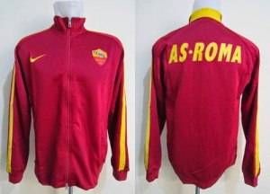 Jaket-Roma-Merah-Lis-Kuning-Grade-Ori